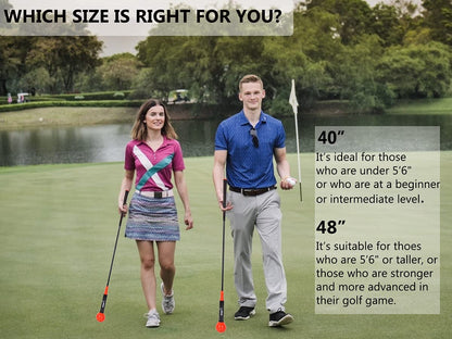 Golf Swing Trainer Aid, Golf Swing Training, Golf Swing Tempo Trainer, Golf Swing Trainer Warm-Up Stick for Strength, Flexibility and Tempo, Golf Training Aid, Golf Trainer Accessories for Men Women