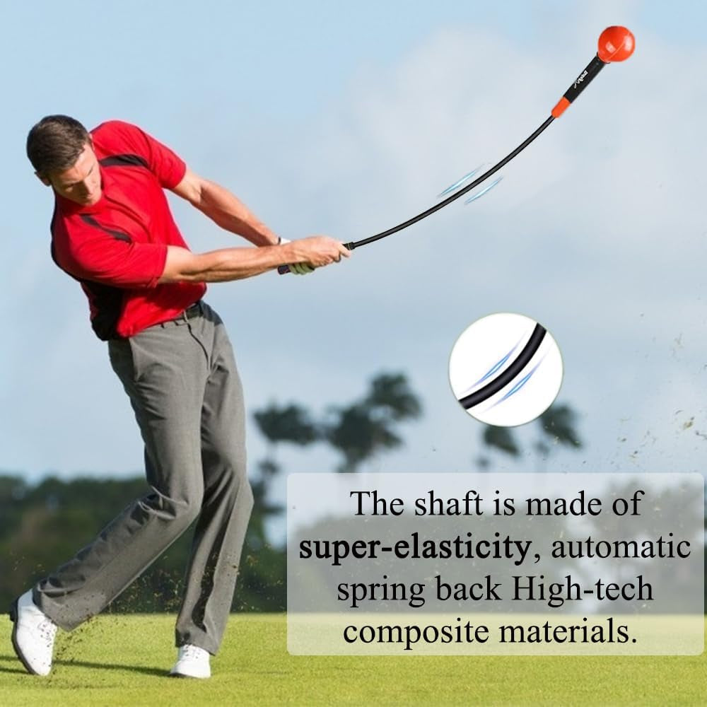 Golf Swing Trainer Aid, Golf Swing Training, Golf Swing Tempo Trainer, Golf Swing Trainer Warm-Up Stick for Strength, Flexibility and Tempo, Golf Training Aid, Golf Trainer Accessories for Men Women